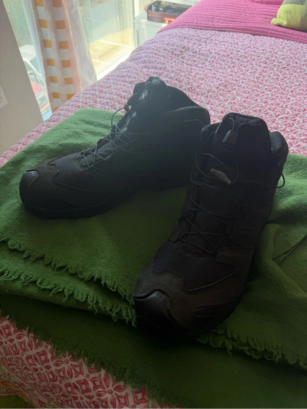 Men’s Size 13 Salomon XA Forces Mid GTX Black Tactical Boots